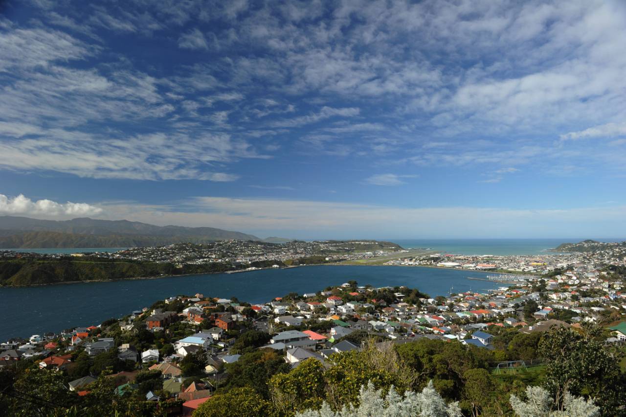 The view from Mt Victoria: remember to look for Petone across the harbour&nbsp;&nbsp;&bull;&nbsp;&nbsp;AFP