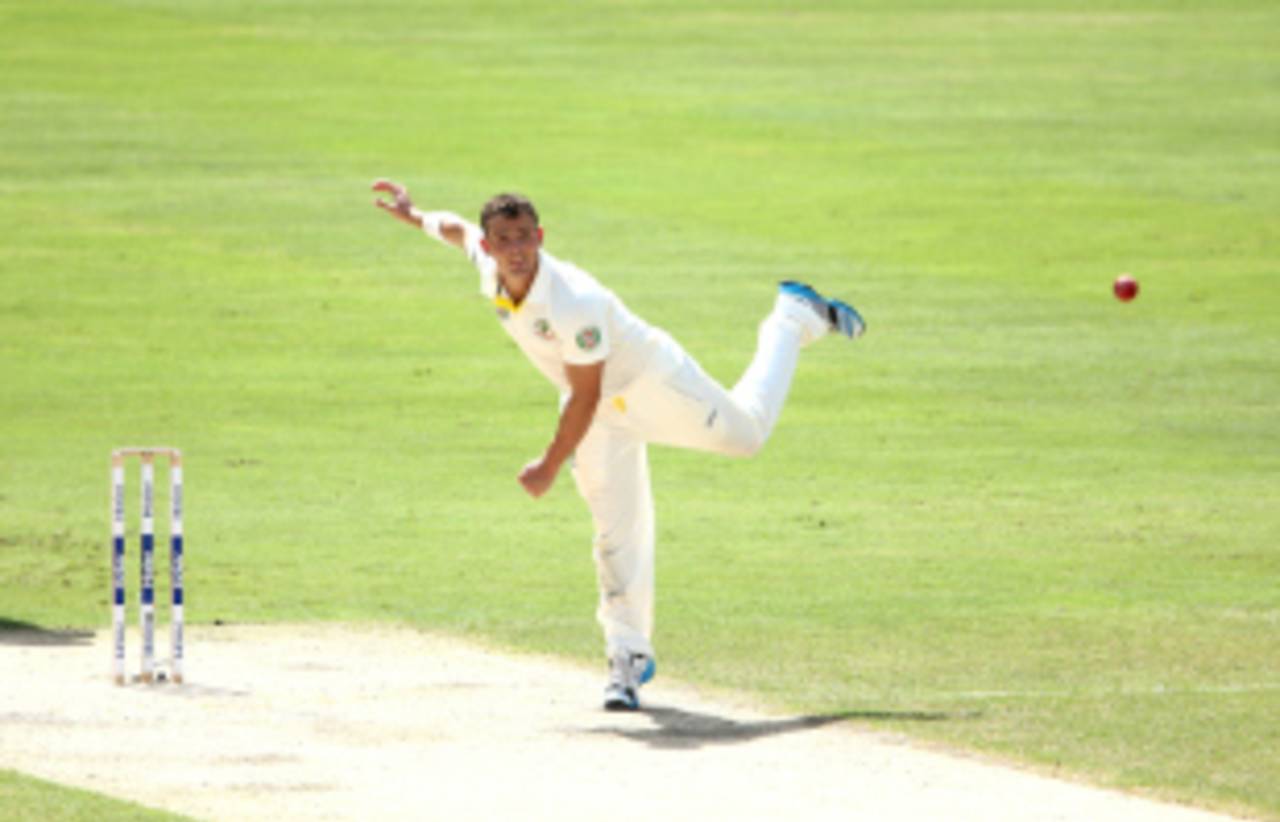 Steve O'Keefe ended his first innings as a Test bowler with figures of 2 for 107 from 30 overs&nbsp;&nbsp;&bull;&nbsp;&nbsp;Getty Images