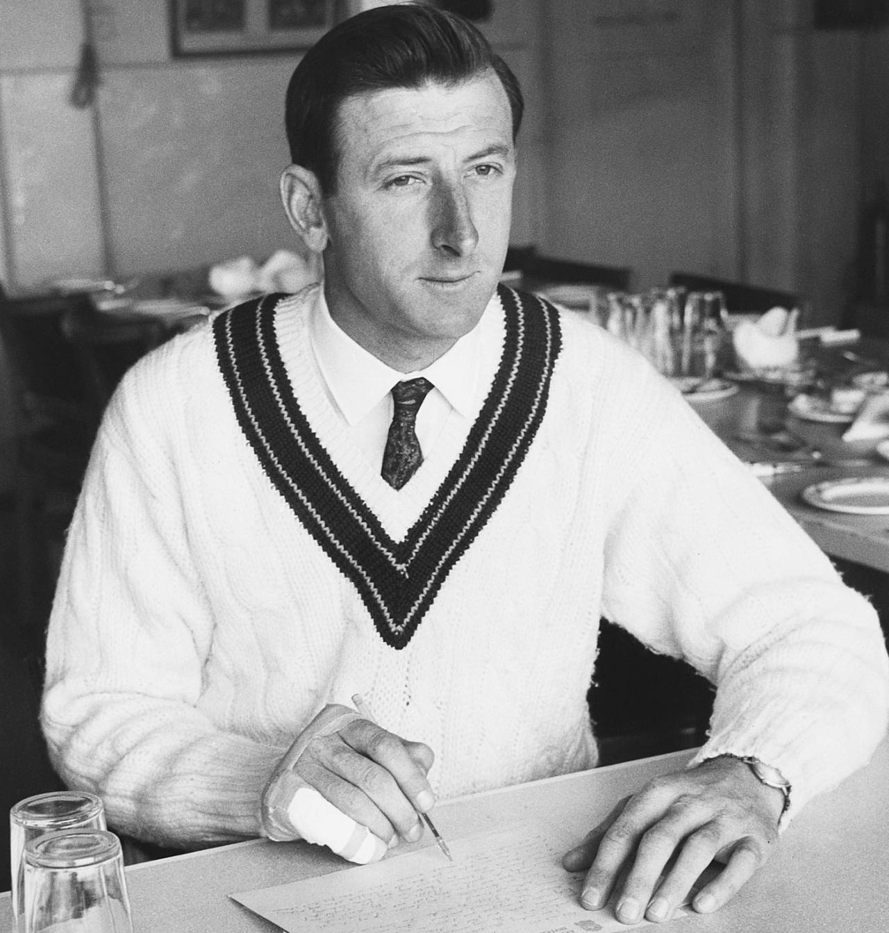 Bill Lawry was seen as a dour batsman but he had a different personality off the field, in line with his commentary avatar&nbsp;&nbsp;&bull;&nbsp;&nbsp;Hulton Archive
