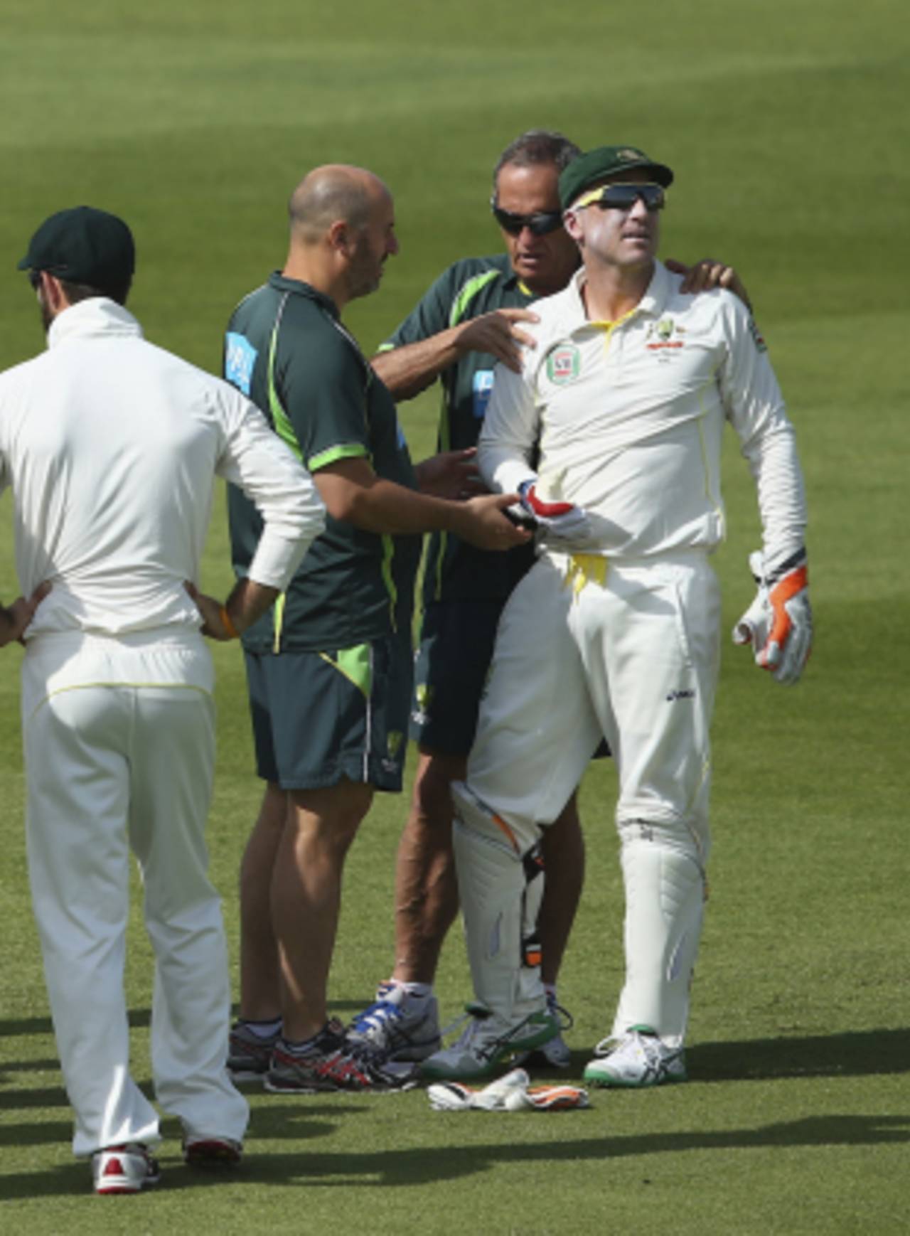 Brad Haddin suffered his shoulder injury during the Abu Dhabi Test&nbsp;&nbsp;&bull;&nbsp;&nbsp;Getty Images