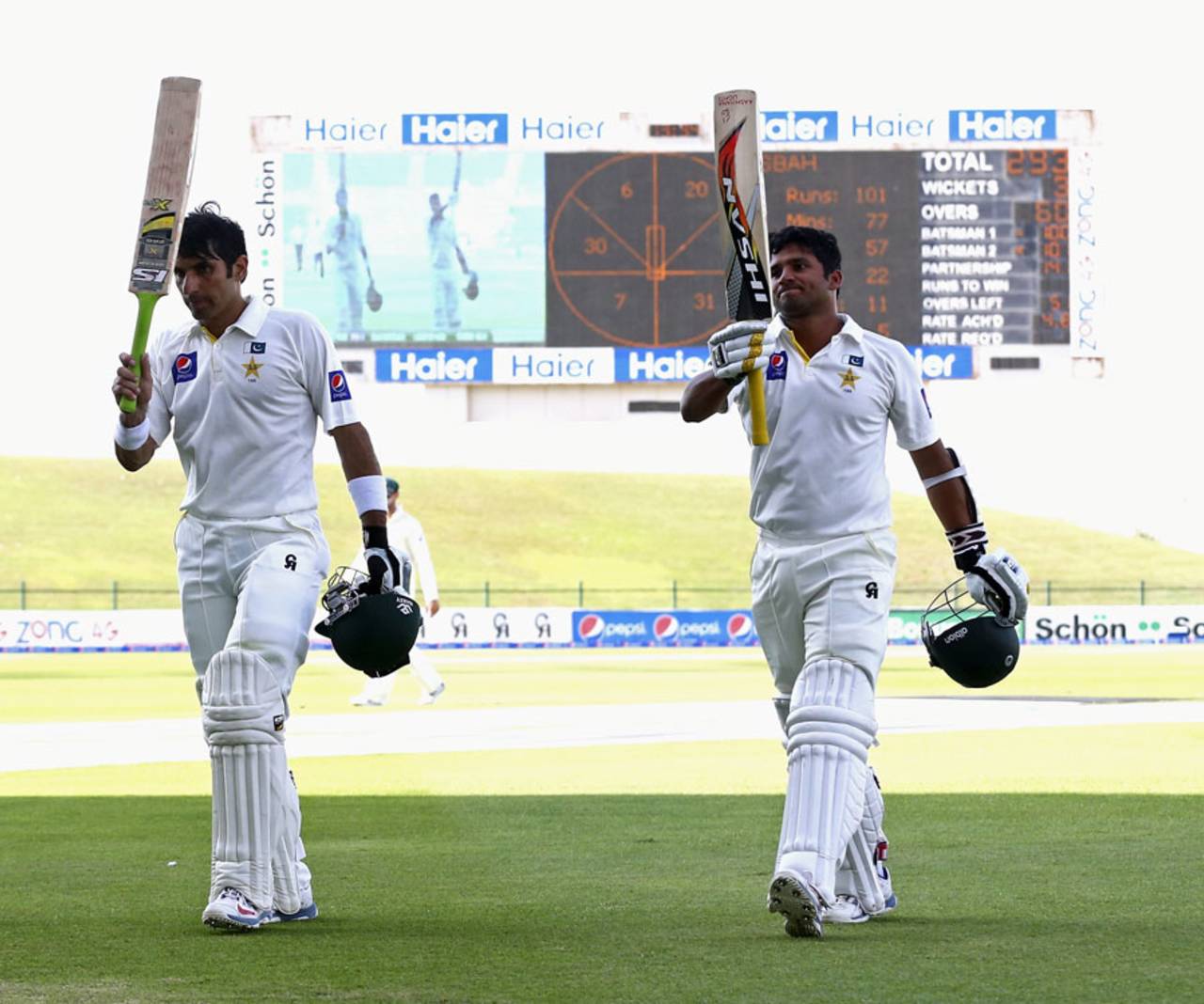 Good old boys: Misbah-ul-Haq and Azhar Ali made their debuts in their mid-20s, late by traditional Pakistan standards, and have come to embody an ethic that goes against the idea of the mercurial Pakistan side&nbsp;&nbsp;&bull;&nbsp;&nbsp;Getty Images