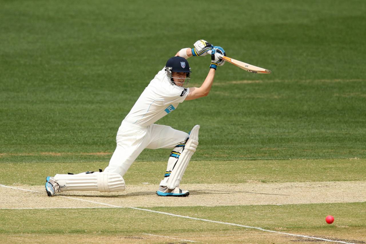 Nick Larkin got to his maiden first-class half-century&nbsp;&nbsp;&bull;&nbsp;&nbsp;Getty Images and Cricket Australia