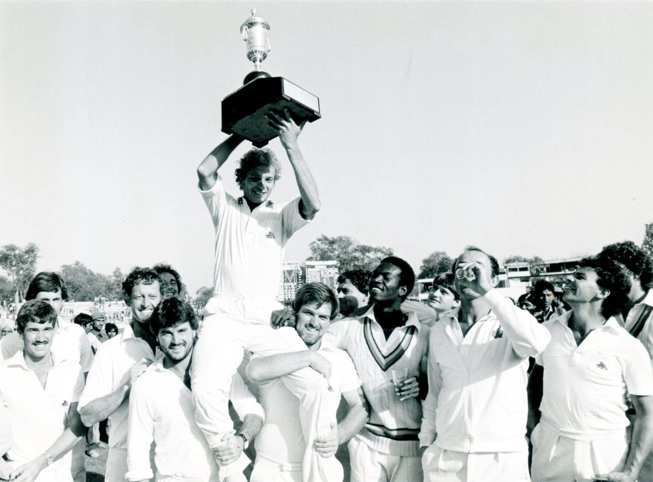 David Gower's 1984-85 touring party to India reversed the trend of home advantage&nbsp;&nbsp;&bull;&nbsp;&nbsp;Getty Images