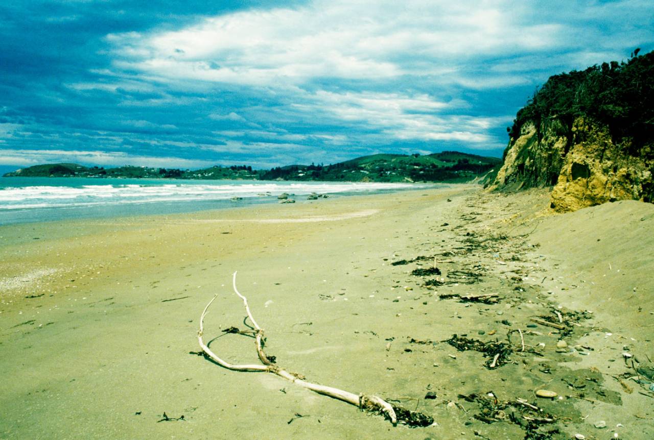 A beach in Moeraki near Dunedin, June 15, 2014