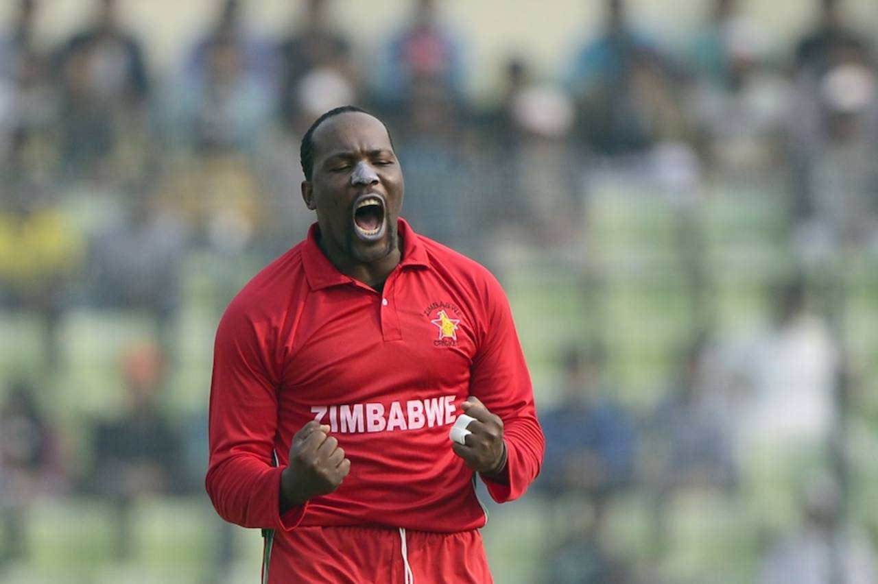 Zimbabwe's medical staff had some repair work to do on Sibanda, but they couldn't offer their services to calm down Masakadza&nbsp;&nbsp;&bull;&nbsp;&nbsp;AFP