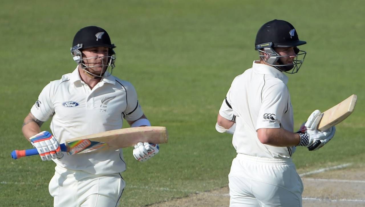 The partnership between Kane Williamson and Brendon McCullum, 297 runs, was the second-highest second-wicket partnership against Pakistan by any team.&nbsp;&nbsp;&bull;&nbsp;&nbsp;AFP