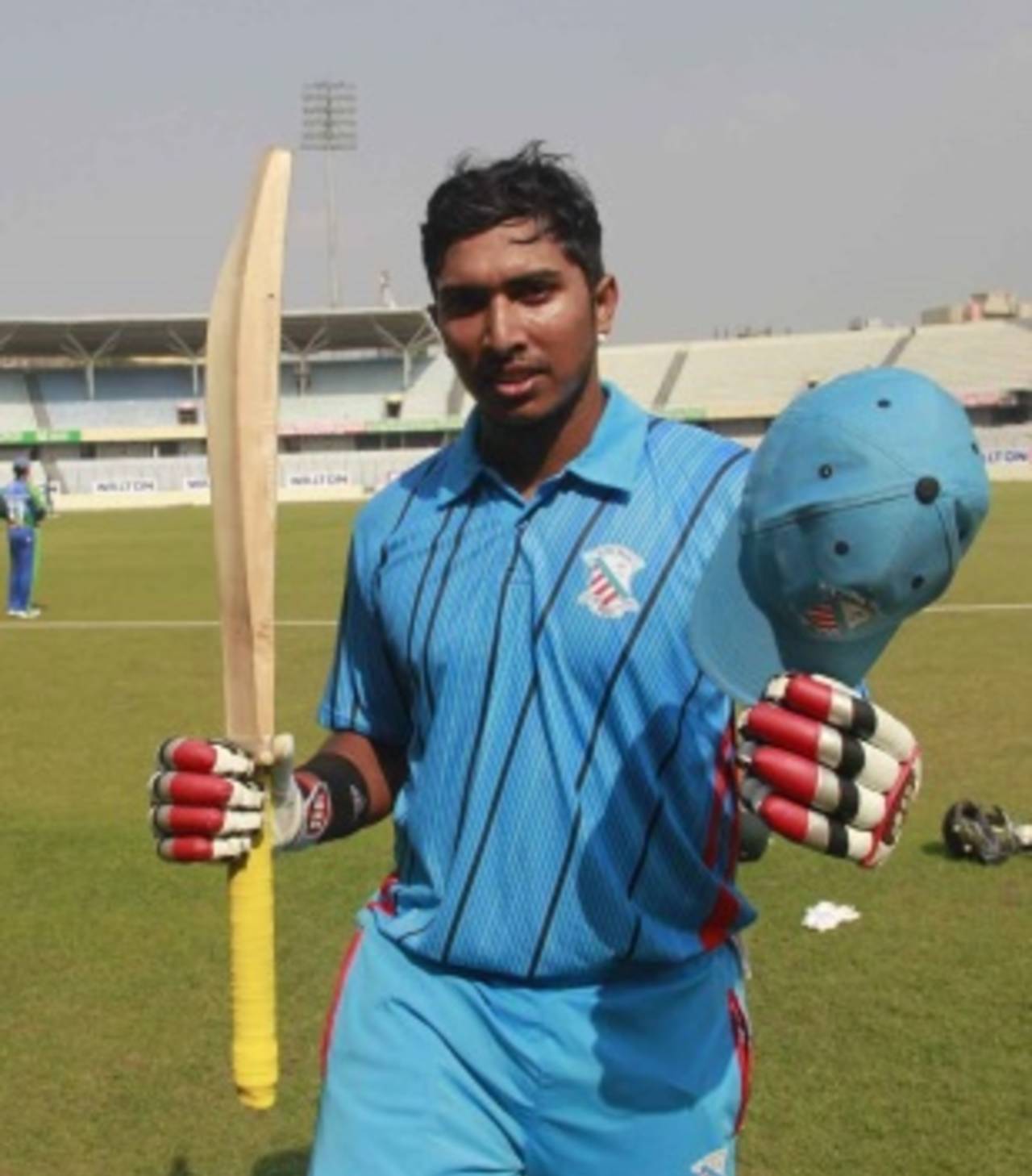 Soumya Sarkar made 127 off 147 balls, Partex Sporting Club v Prime Bank Cricket Club, Dhaka Premier Division, Mirpur, December 6, 2014