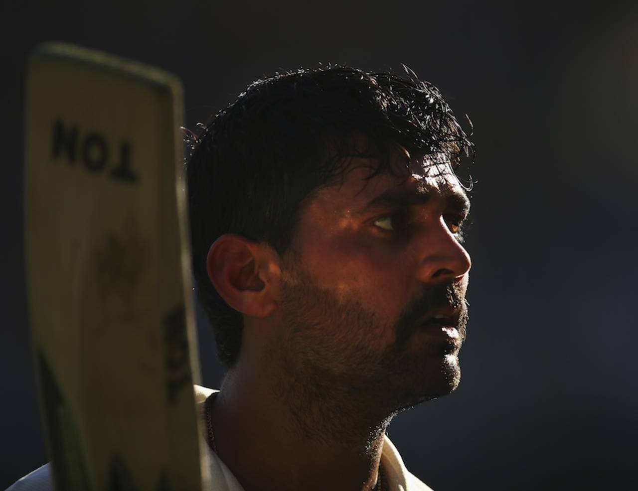 M Vijay was dismissed for 144, Australia v India, 2nd Test, Brisbane, 1st day, December 17, 2014