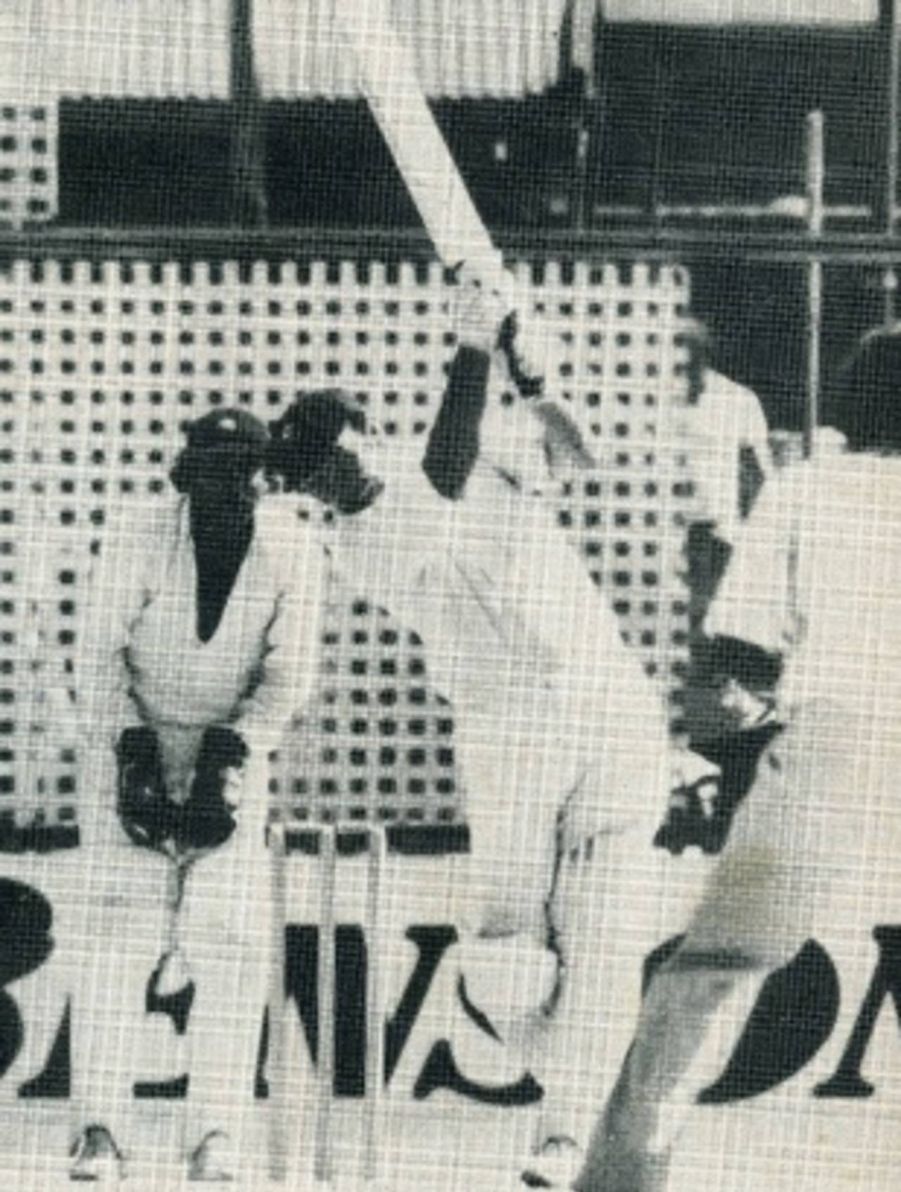 Bob Simpson drives on his way to 176, Australia v India, 2nd Test, Perth, December 18, 1977