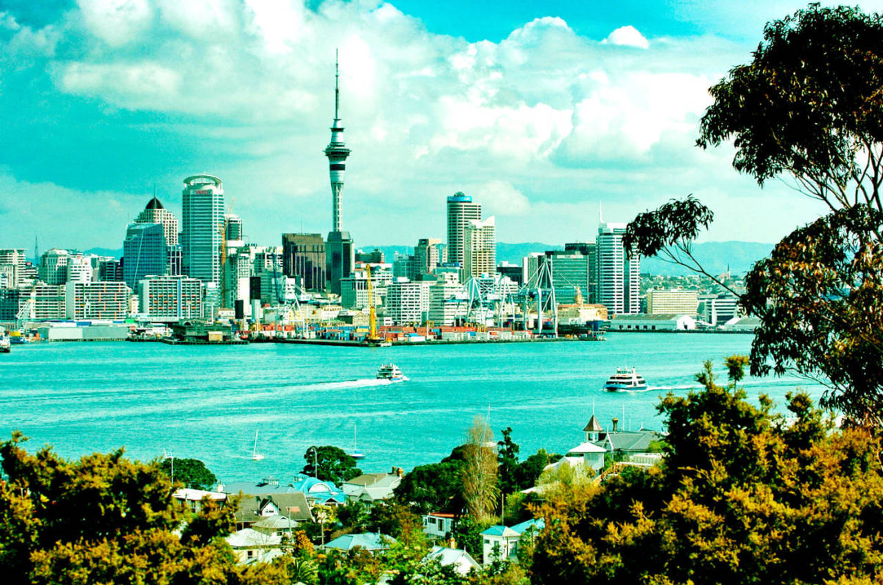 A general view of the Auckland skyline, May 11, 2012