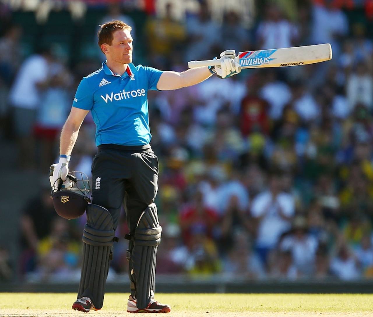 Eoin Morgan adapted himself in a dire situation before unleashing the kind of strokeplay normally associated with him&nbsp;&nbsp;&bull;&nbsp;&nbsp;Getty Images