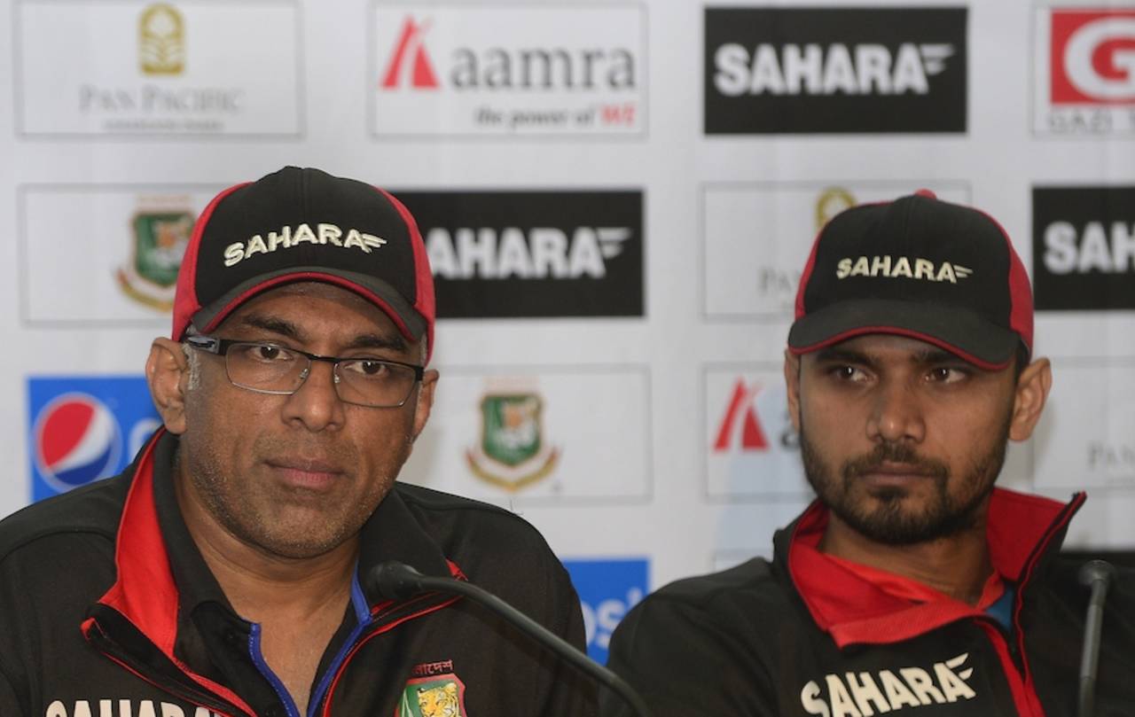 Chandika Hathurusingha's "comments about selection go against the board and board president" - BCB's cricket operations committee chairman Naimur Rahman&nbsp;&nbsp;&bull;&nbsp;&nbsp;AFP