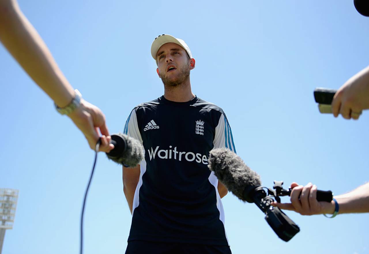 A tweet made Stuart Broad centre of attention in Perth&nbsp;&nbsp;&bull;&nbsp;&nbsp;Getty Images