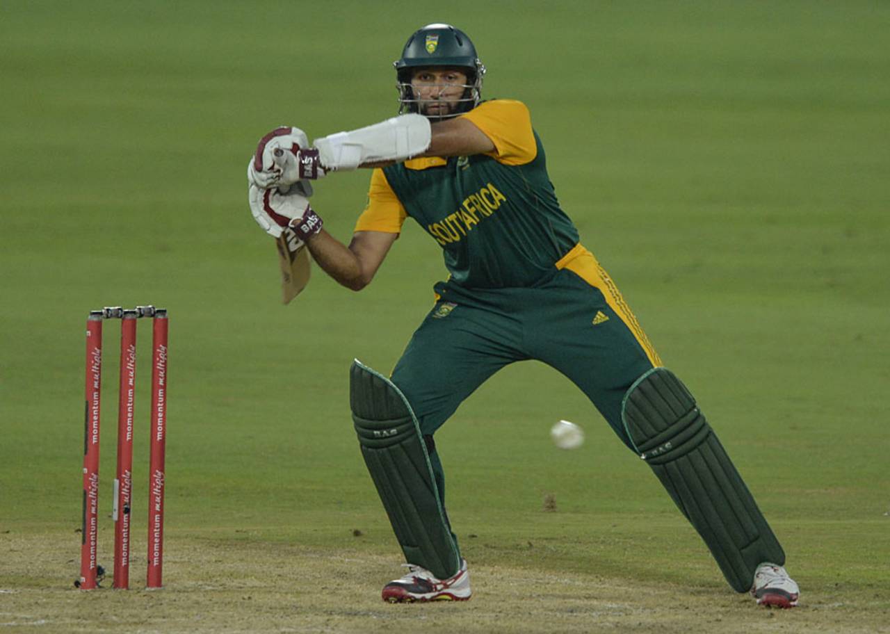Hashim Amla scored his 19th ODI hundred, equalling AB de Villiers and second only to Herschelle Gibbs (21) among South Africans&nbsp;&nbsp;&bull;&nbsp;&nbsp;Associated Press