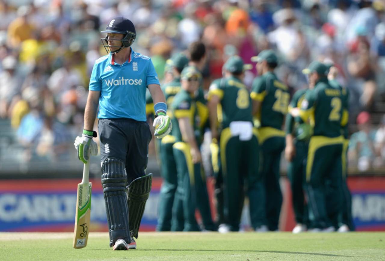 Ian Bell fell to a good delivery, but the same could not be said of some of England's other dismissals&nbsp;&nbsp;&bull;&nbsp;&nbsp;Getty Images
