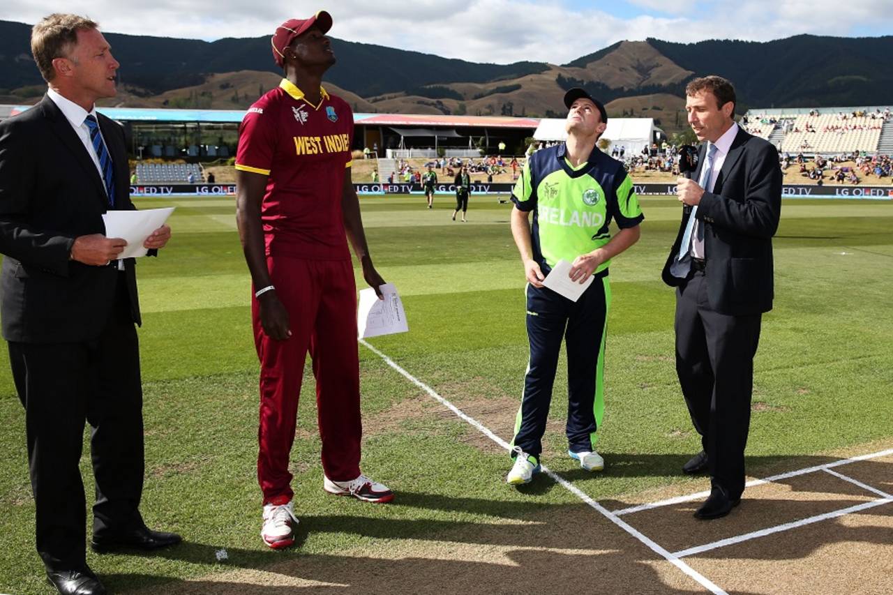 Ireland captain William Porterfield invited West Indies to bat on a wicket described as having an even covering of grass with consistent bounce&nbsp;&nbsp;&bull;&nbsp;&nbsp;ICC