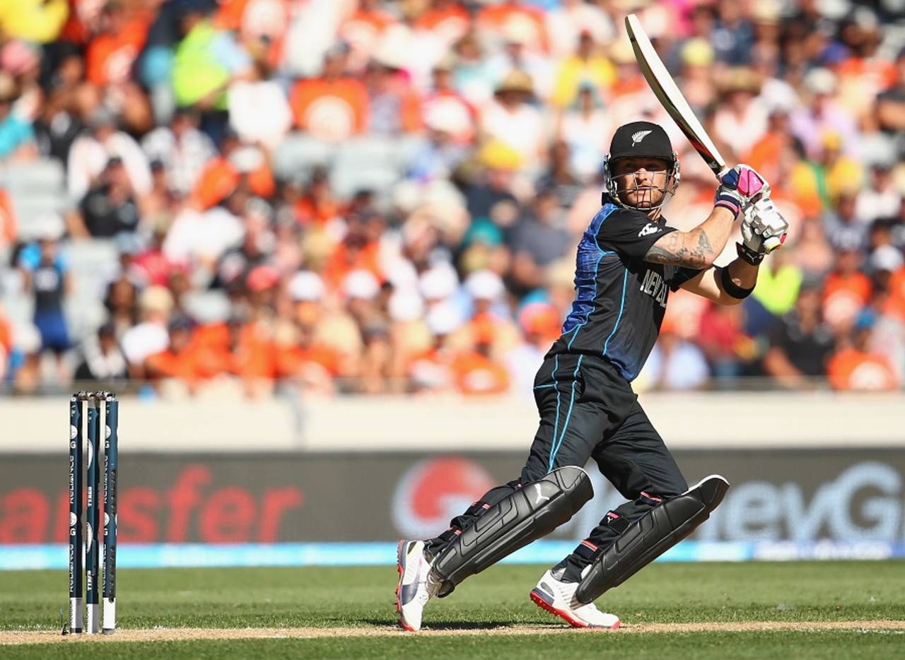 Brendon McCullum got New Zealand off to a blazing start yet again, New Zealand v Australia, World Cup 2015, Group A, Auckland, February 28, 2015