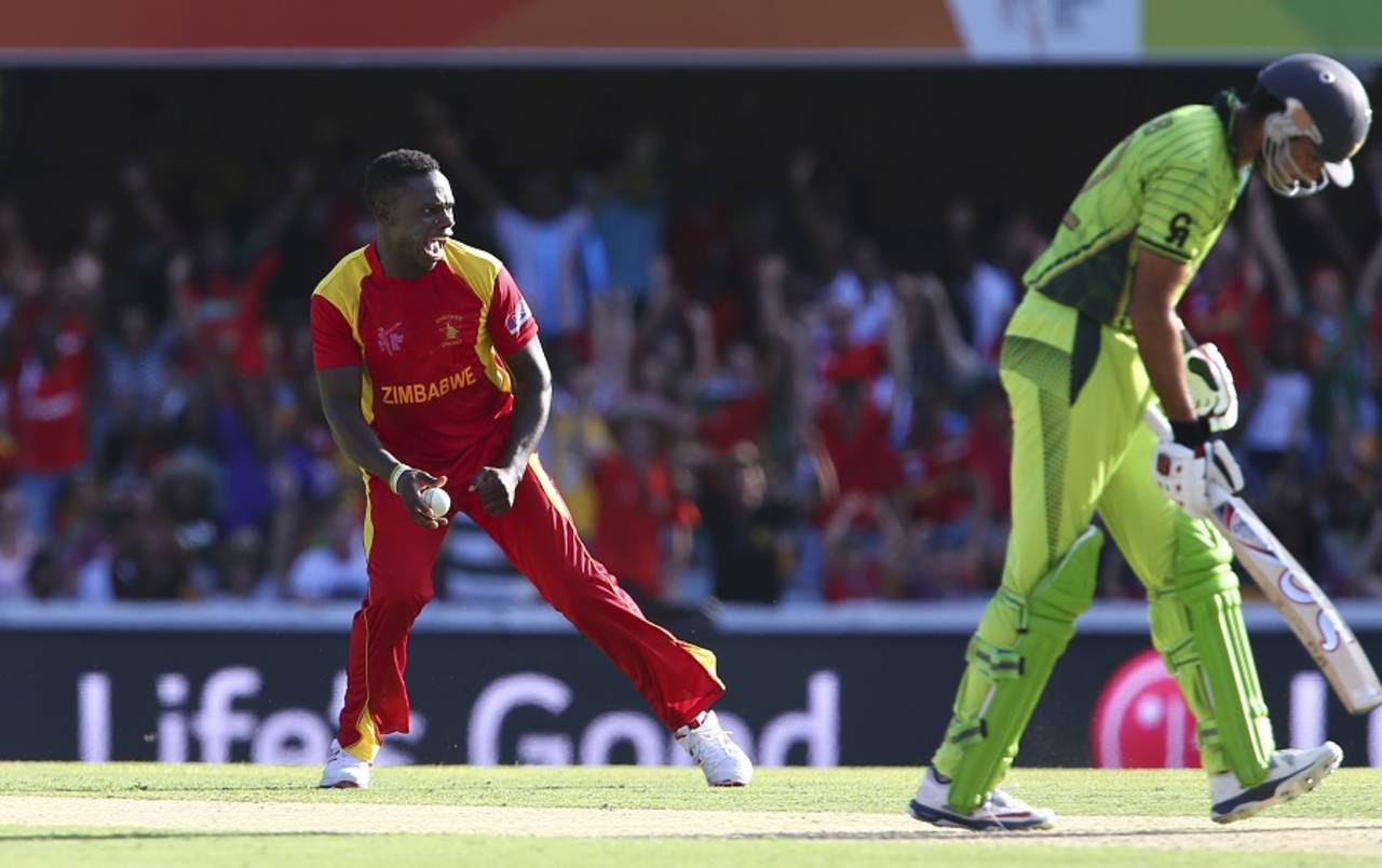 Only UAE have taken fewer wickets in the World Cup than Zimbabwe&nbsp;&nbsp;&bull;&nbsp;&nbsp;Associated Press