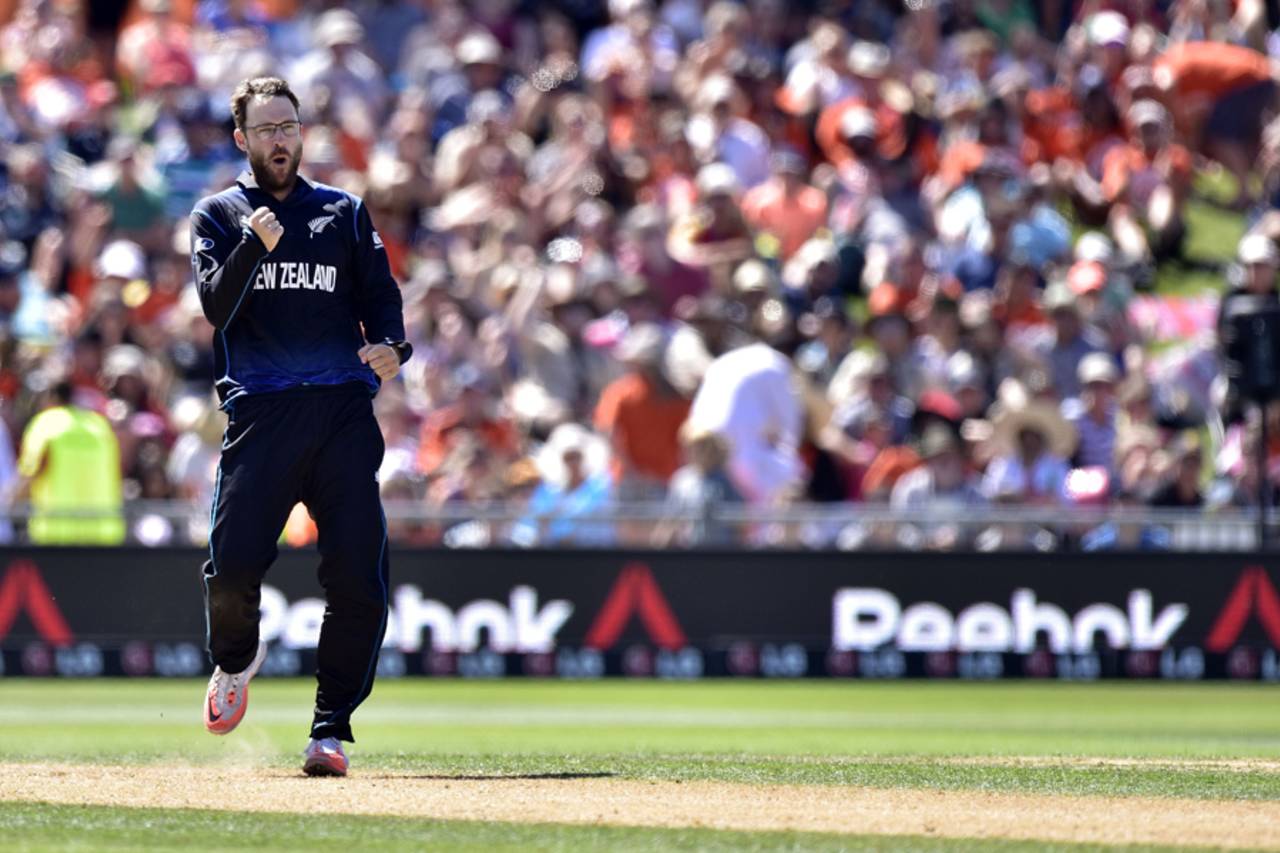 Daniel Vettori shone with 7.59 per cent of Napier behind him&nbsp;&nbsp;&bull;&nbsp;&nbsp;AFP