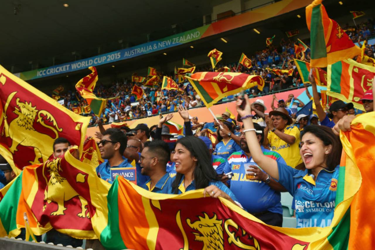 The Sri Lankan fans threatened to out-cheer their Australian counterparts&nbsp;&nbsp;&bull;&nbsp;&nbsp;Getty Images