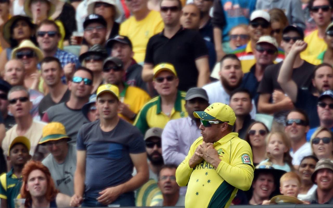 Aaron's Finch calm catching gave the Australian supporters plenty to cheer about&nbsp;&nbsp;&bull;&nbsp;&nbsp;AFP