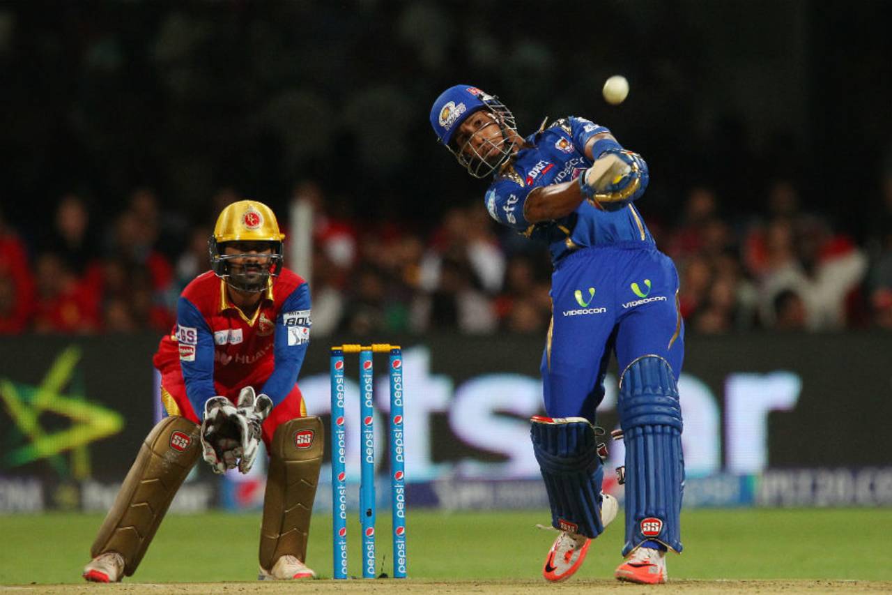 Lendl Simmons got Mumbai Indians off to a flier despite losing Parthiv Patel early, after being put in by Royal Challengers Bangalore&nbsp;&nbsp;&bull;&nbsp;&nbsp;BCCI