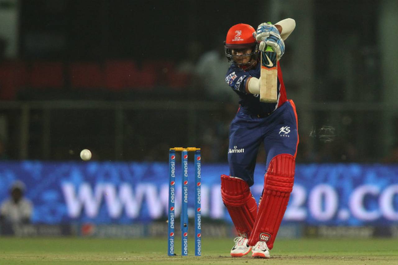 Delhi Daredevils lost two wickets inside five overs after being put in by Kolkata Knight Riders, but that didn't stop Shreyas Iyer from being aggressive&nbsp;&nbsp;&bull;&nbsp;&nbsp;BCCI