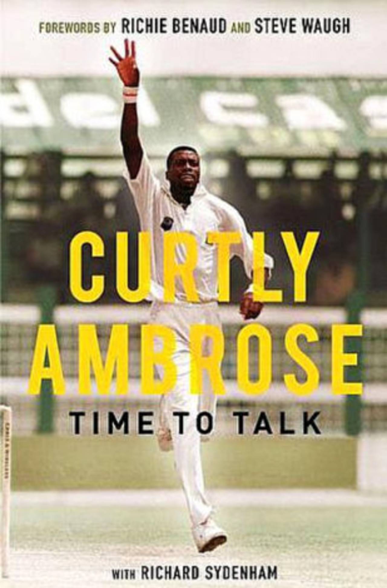 Cover image of Curtly Ambrose's <i>Time to Talk</i>
