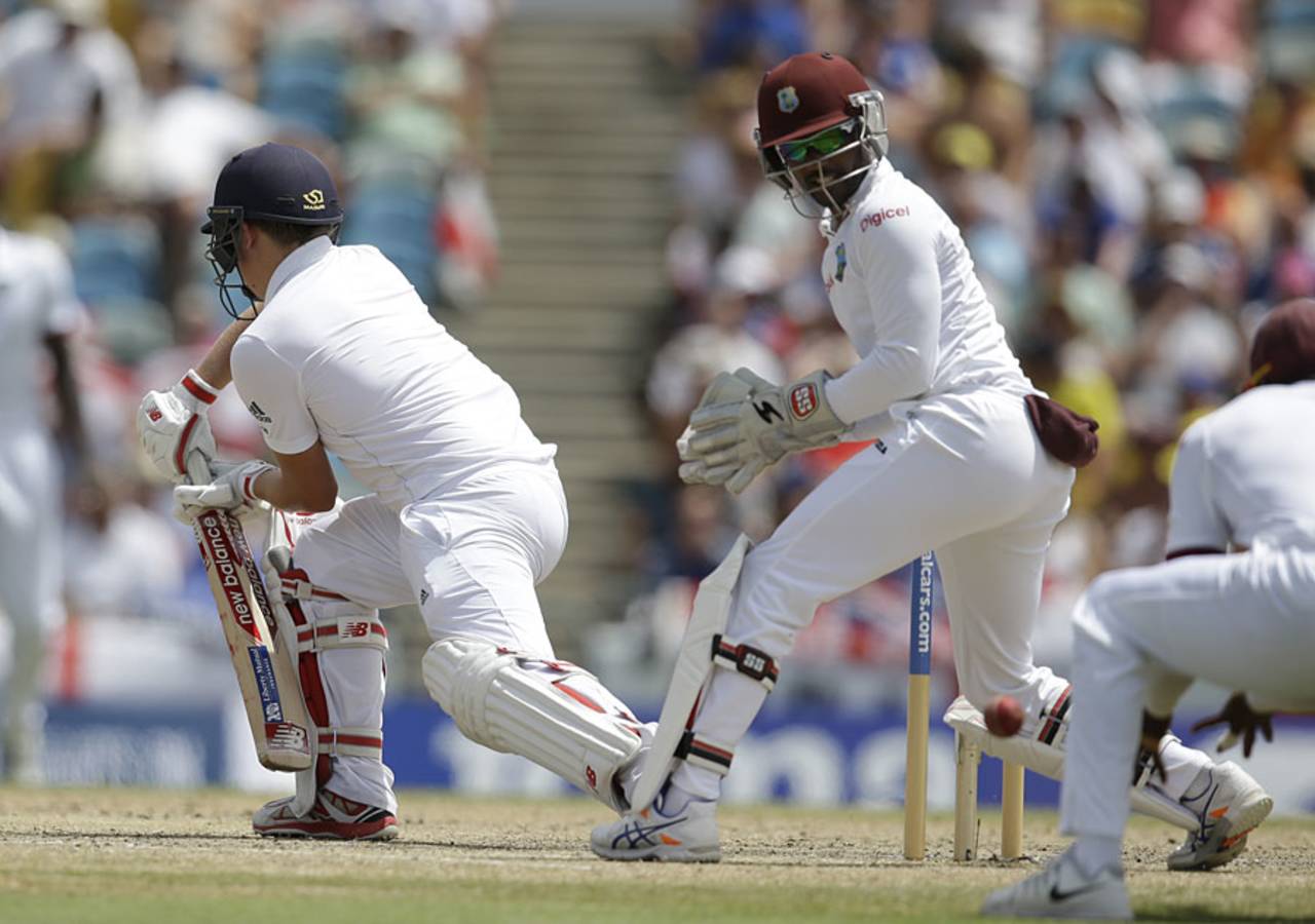 Gary Ballance edged to slip, West Indies v England, 3rd Test, Bridgetown, 3rd day, May 3, 2015