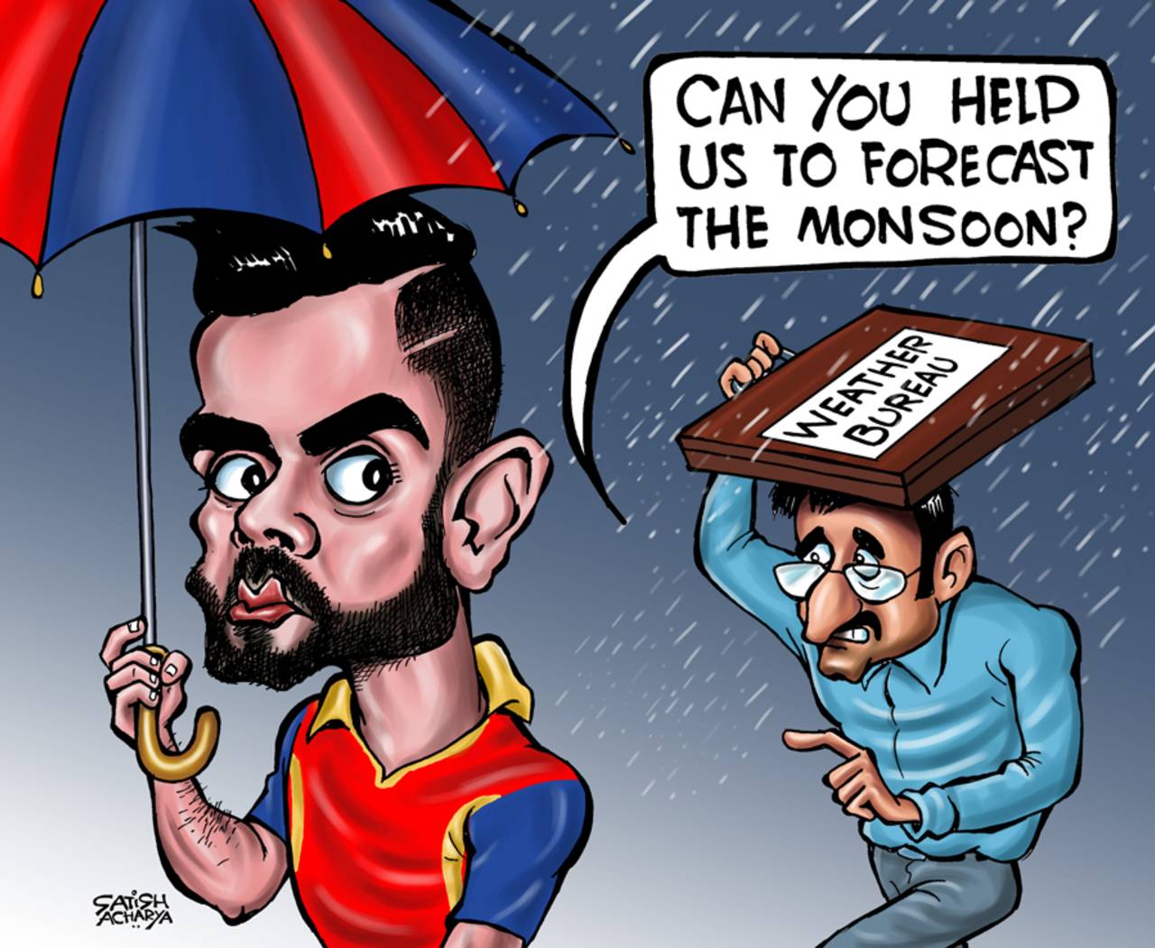 Cartoon: The raining champion