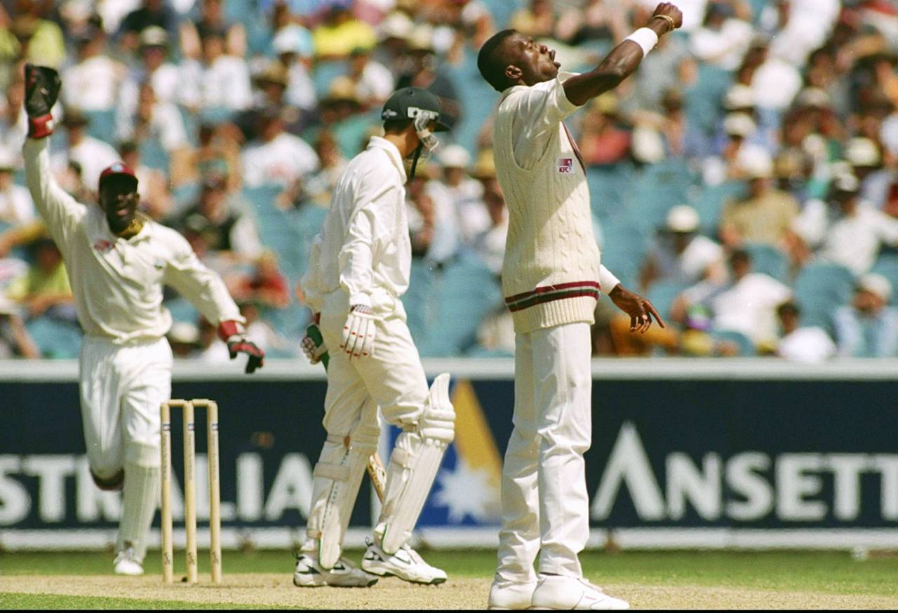 Based on his WQAI score of 11.52 , Curtly Ambrose was perhaps the best bowler of all time in away Tests&nbsp;&nbsp;&bull;&nbsp;&nbsp;Getty Images