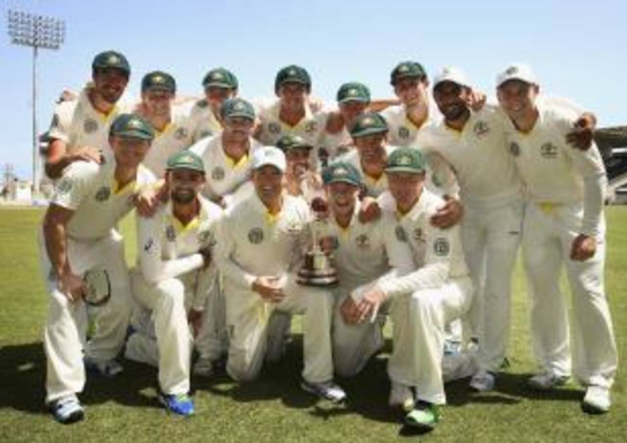 The Australians claimed the Frank Worrell Trophy by beating the West Indies 2-0&nbsp;&nbsp;&bull;&nbsp;&nbsp;Getty Images