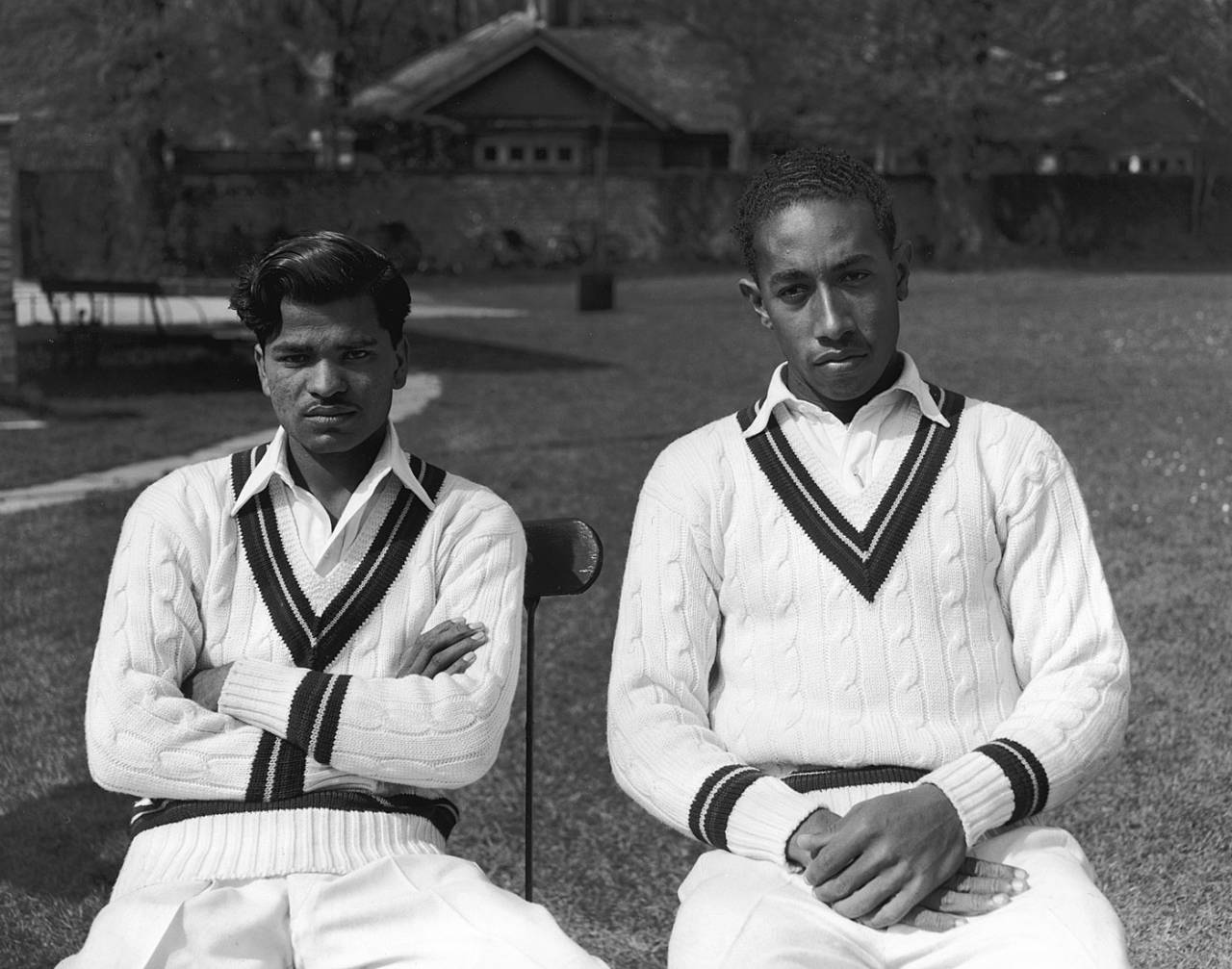 Sonny Ramadhin and Alf Valentine, England, April 1950 