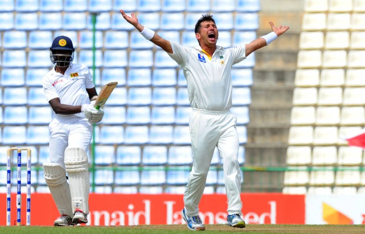 Pakistan wrapped up the last two Sri Lanka wickets without much fuss, in just 23 balls. Yasir Shah became only the second player after Shane Warne to take three five-fors in a Test series in Sri Lanka&nbsp;&nbsp;&bull;&nbsp;&nbsp;AFP
