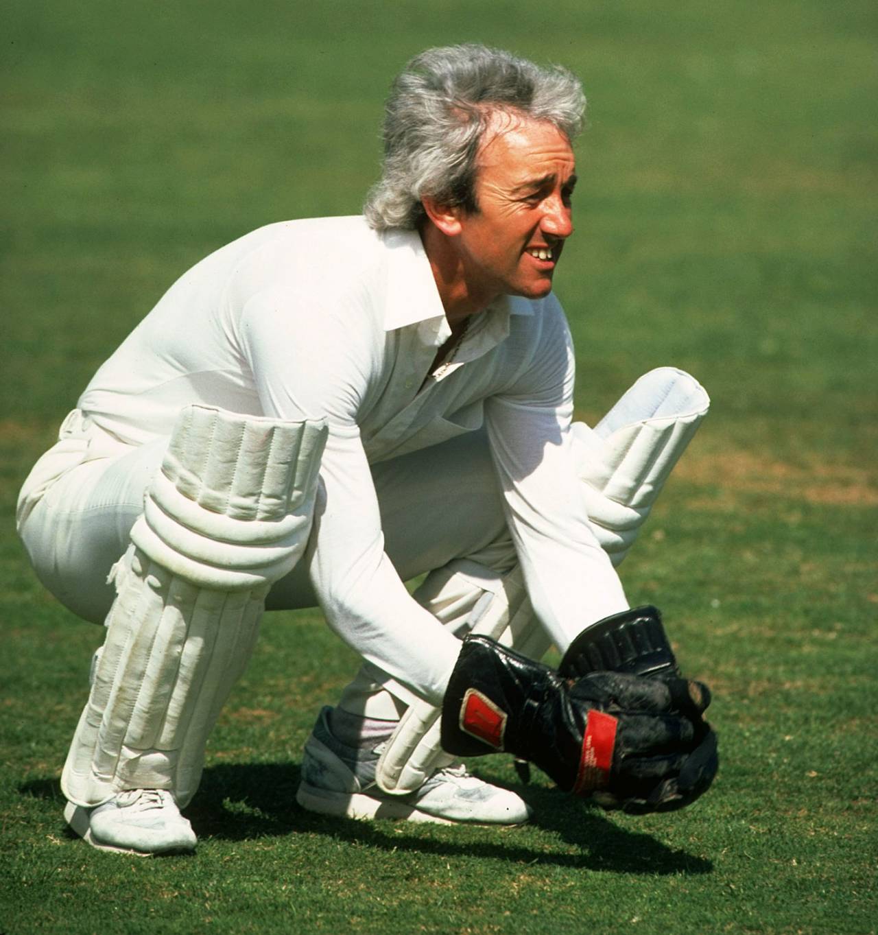Bob Taylor keeps, England, 1985