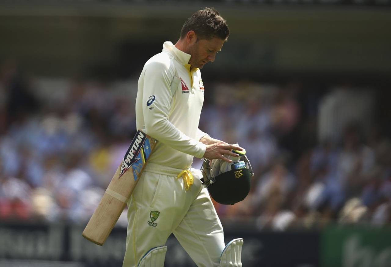 Michael Clarke has scored two fifties on the tour so far but both came in the tour games&nbsp;&nbsp;&bull;&nbsp;&nbsp;Getty Images