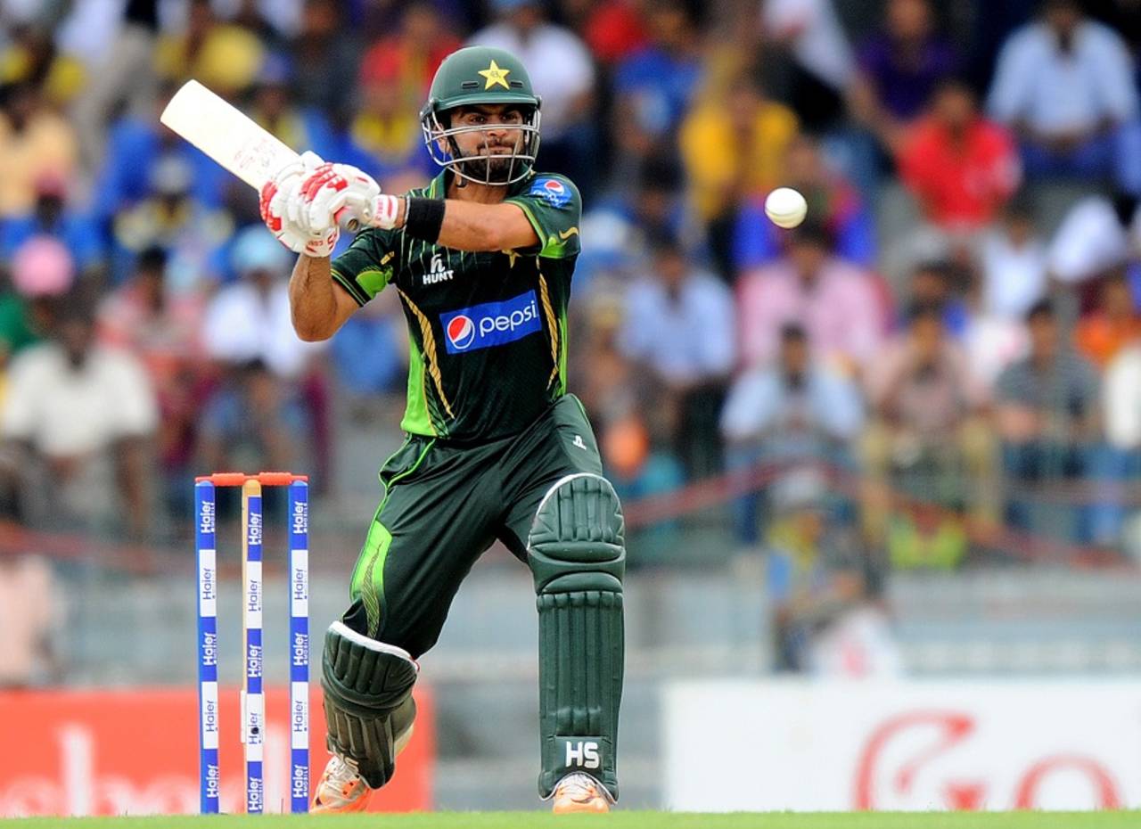 Pakistan chose to bat at the R Premadasa Stadium and Ahmed Shehzad contributed to a 93-run opening stand before he was dismissed by Lasith Malinga&nbsp;&nbsp;&bull;&nbsp;&nbsp;AFP