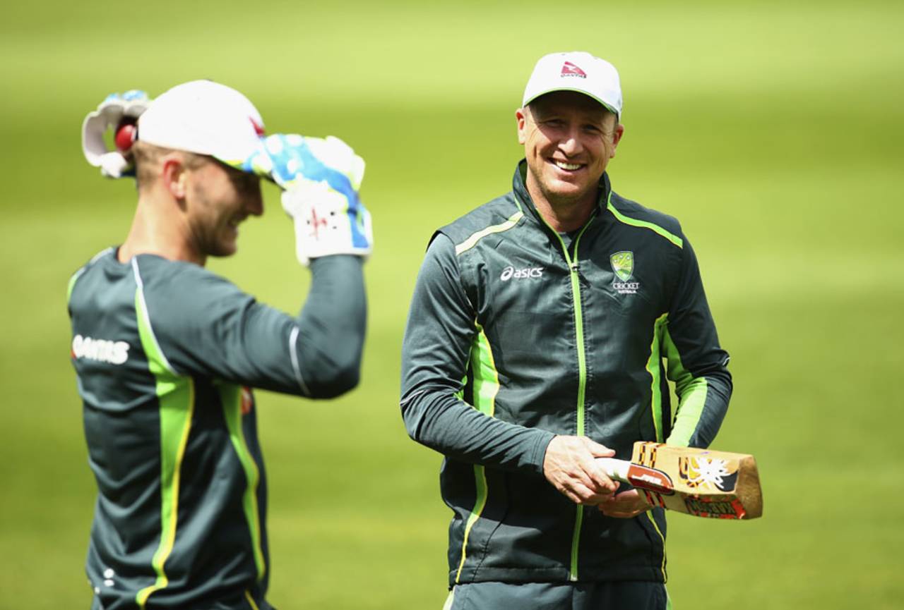 Brad Haddin and his Test successor, Peter Nevill, were at hand in Brisbane to pass on some tips to the next generation of keepers&nbsp;&nbsp;&bull;&nbsp;&nbsp;Getty Images