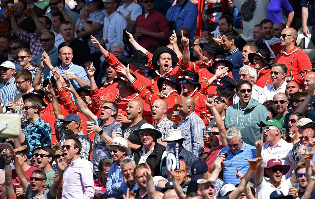 The Edgbaston crowd created a stirring atmosphere, England v Australia, 3rd Test, Edgbaston, 3rd day, July 31, 2015