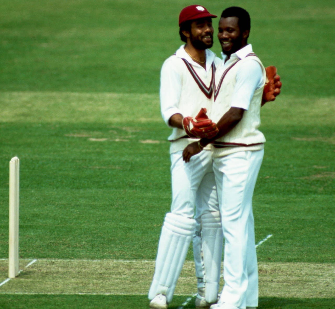 Dujon and Marshall, along with Richards, bowed out of Test cricket together in 1991&nbsp;&nbsp;&bull;&nbsp;&nbsp;Getty Images