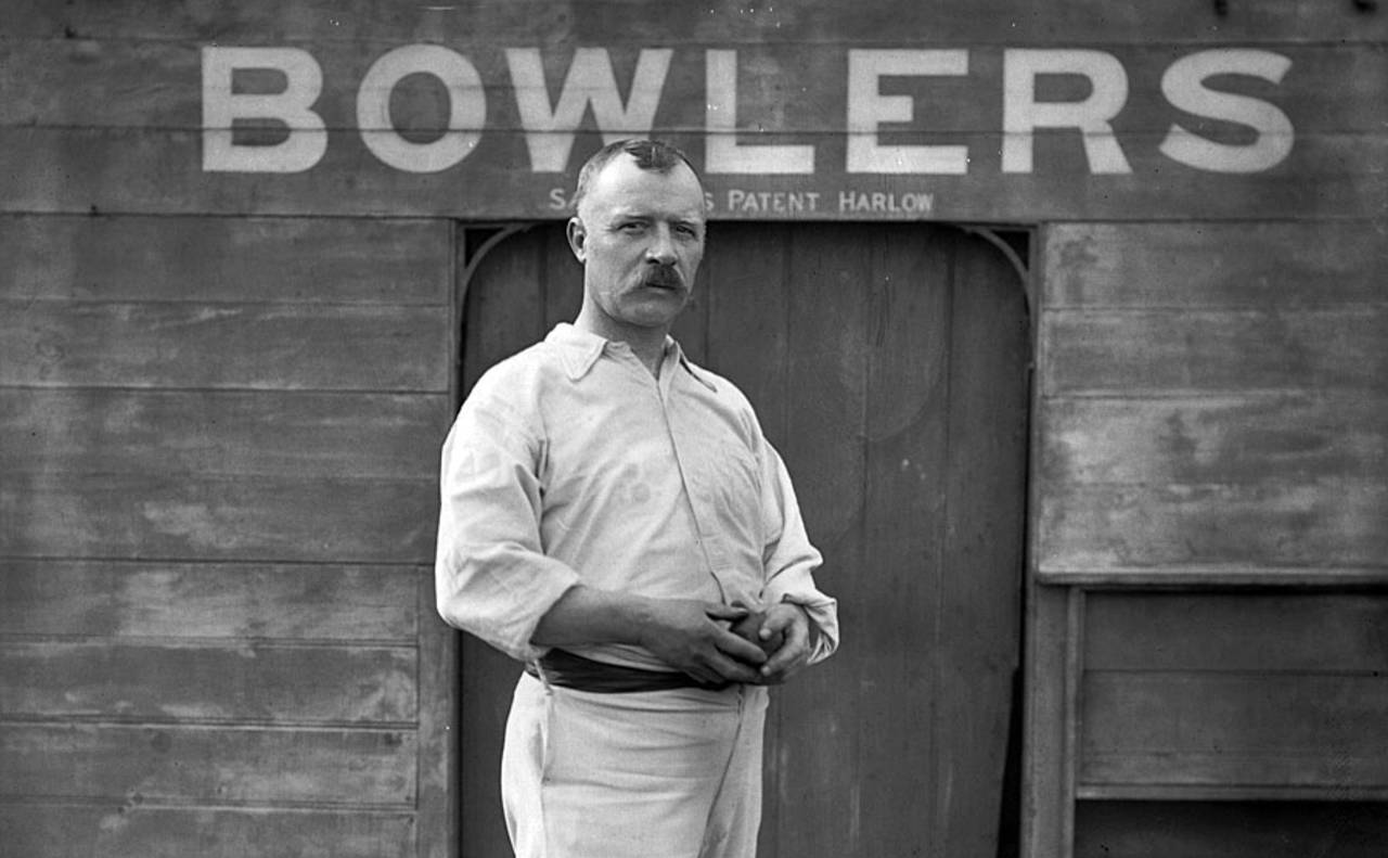 Former England left-arm spinner Bobby Peel, 1905