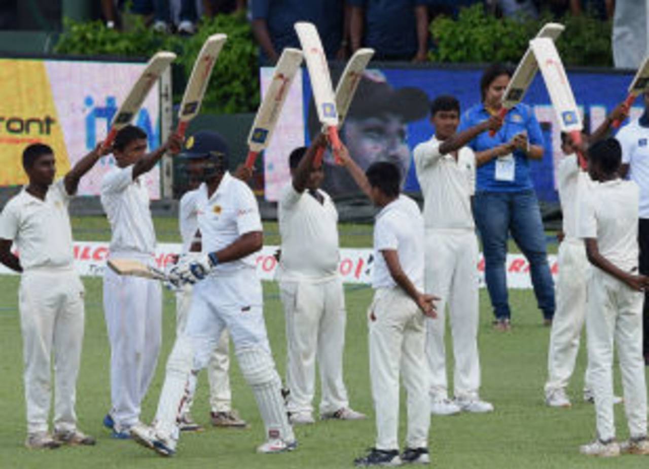 Kumar Sangakkara enters the fray for the last time in Test cricket&nbsp;&nbsp;&bull;&nbsp;&nbsp;AFP
