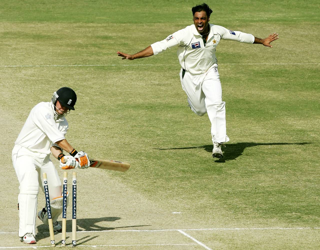 Chief destroyer: Shoaib Akhtar took 17 wickets in the three Tests&nbsp;&nbsp;&bull;&nbsp;&nbsp;Getty Images