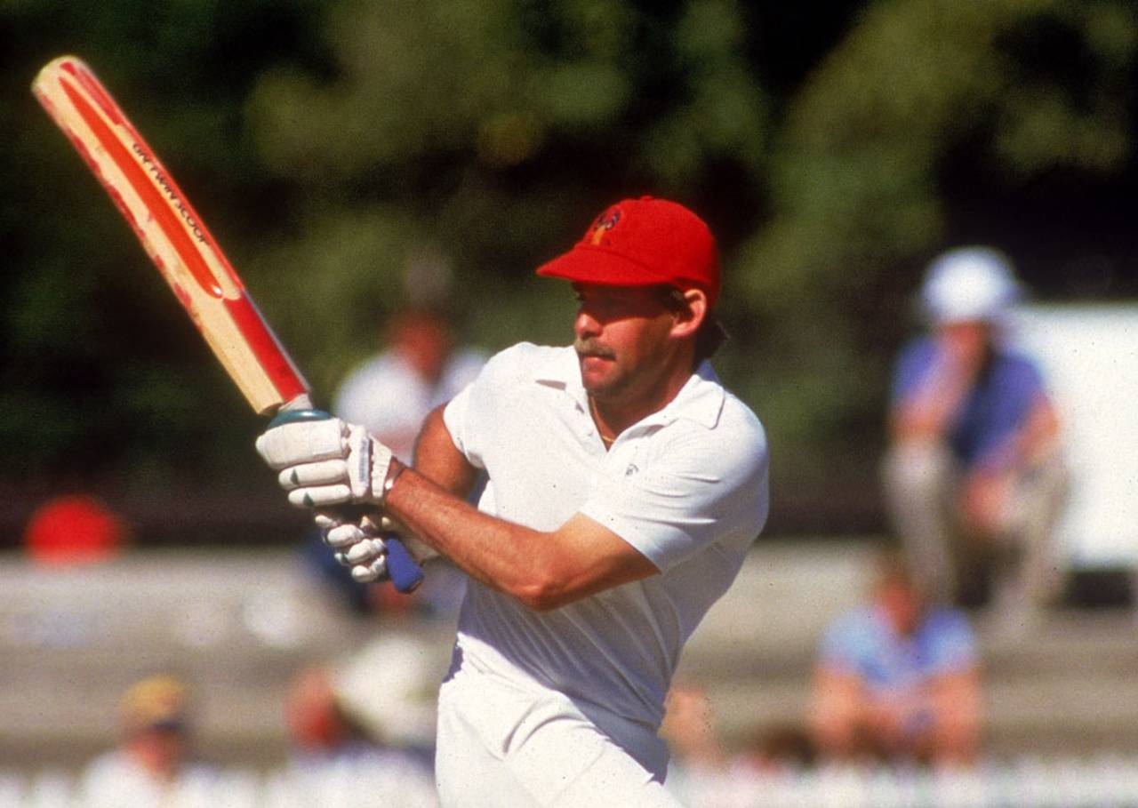 David Hookes bats for South Australia, Adelaide, January 20, 1986