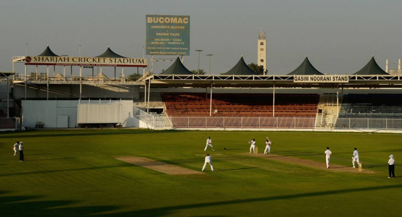 Jonathan Bairstow bats in Sharjah, Pakistan A v England XI, Sharjah, 1st day, October 5, 2015