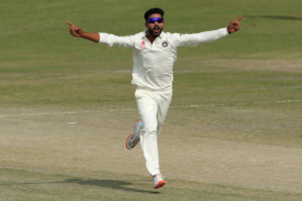 Ravindra Jadeja claimed eight wickets in the Test to help India pip South Africa&nbsp;&nbsp;&bull;&nbsp;&nbsp;BCCI