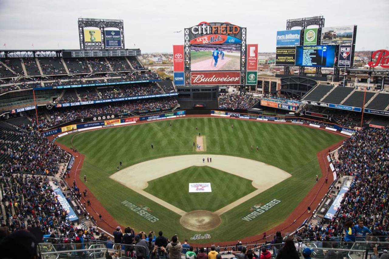  All set for the game at Citi Field, Sachin's Blasters v Warne's Warriors, Cricket All-Stars Series, 1st T20, New York, November 7, 2015