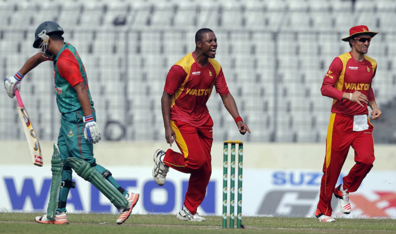 Tinashe Panyangara has been one of Zimbabwe's premier fast bowlers, and had been with them at the World T20 in March&nbsp;&nbsp;&bull;&nbsp;&nbsp;Associated Press