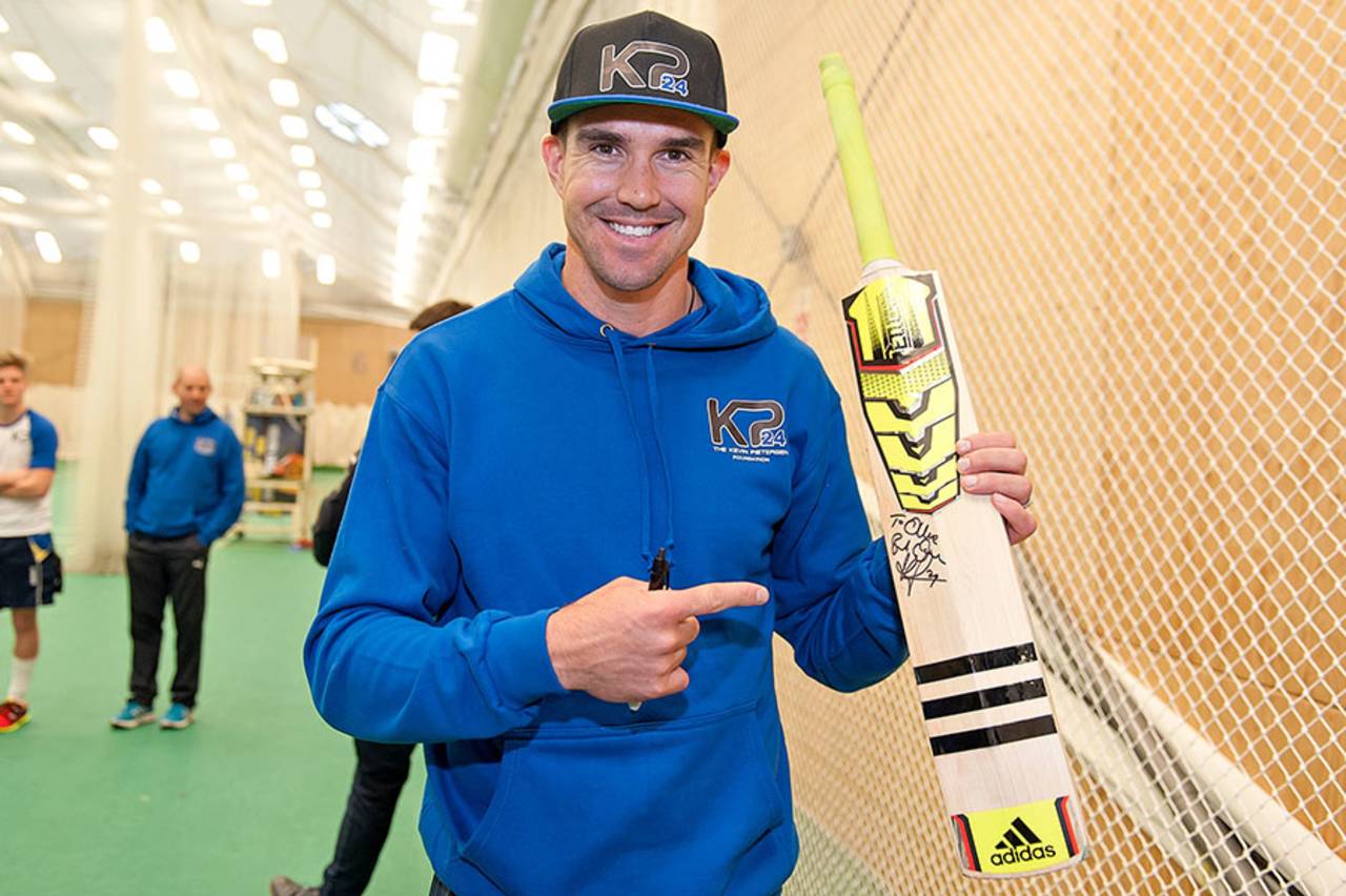 Kevin Pietersen at the launch of the Sprite 24/7 project
