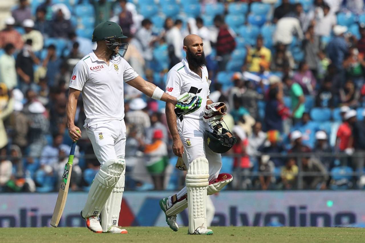 Faf du Plessis and Hashim Amla found a way to survive in the second innings in Nagpur&nbsp;&nbsp;&bull;&nbsp;&nbsp;BCCI